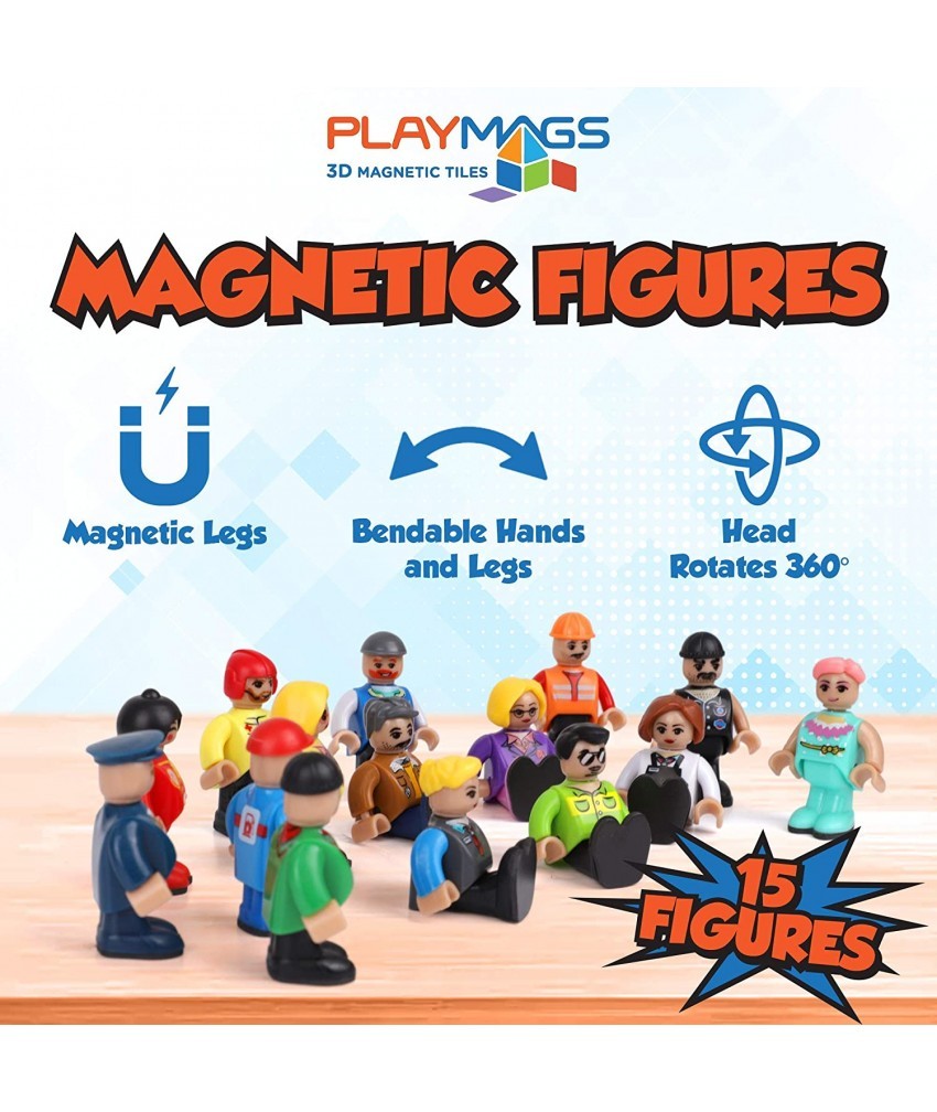 Set Playmags 15 figurine magnetice