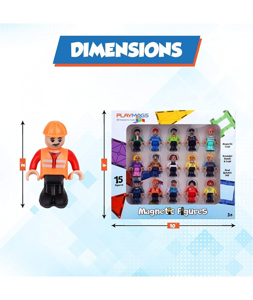 Set Playmags 15 figurine magnetice