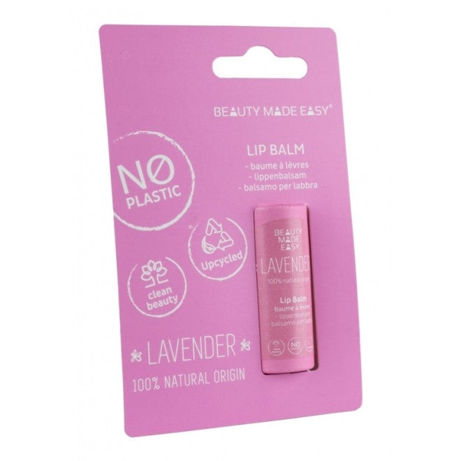 Balsam de buze zero plastic, Lavanda, Beauty Made Easy, 6 g