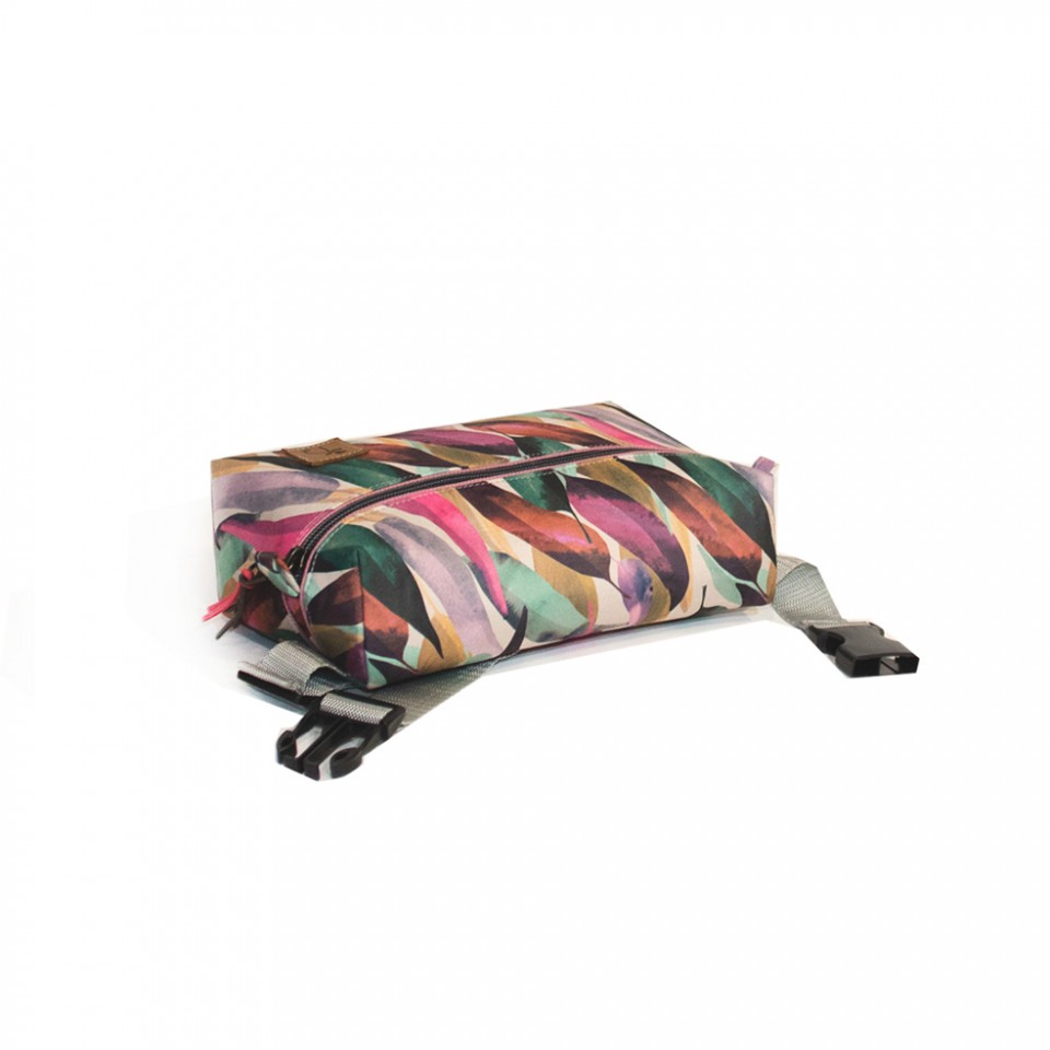 Borsetă maxi frunze pastelate - Delikates Accessories
