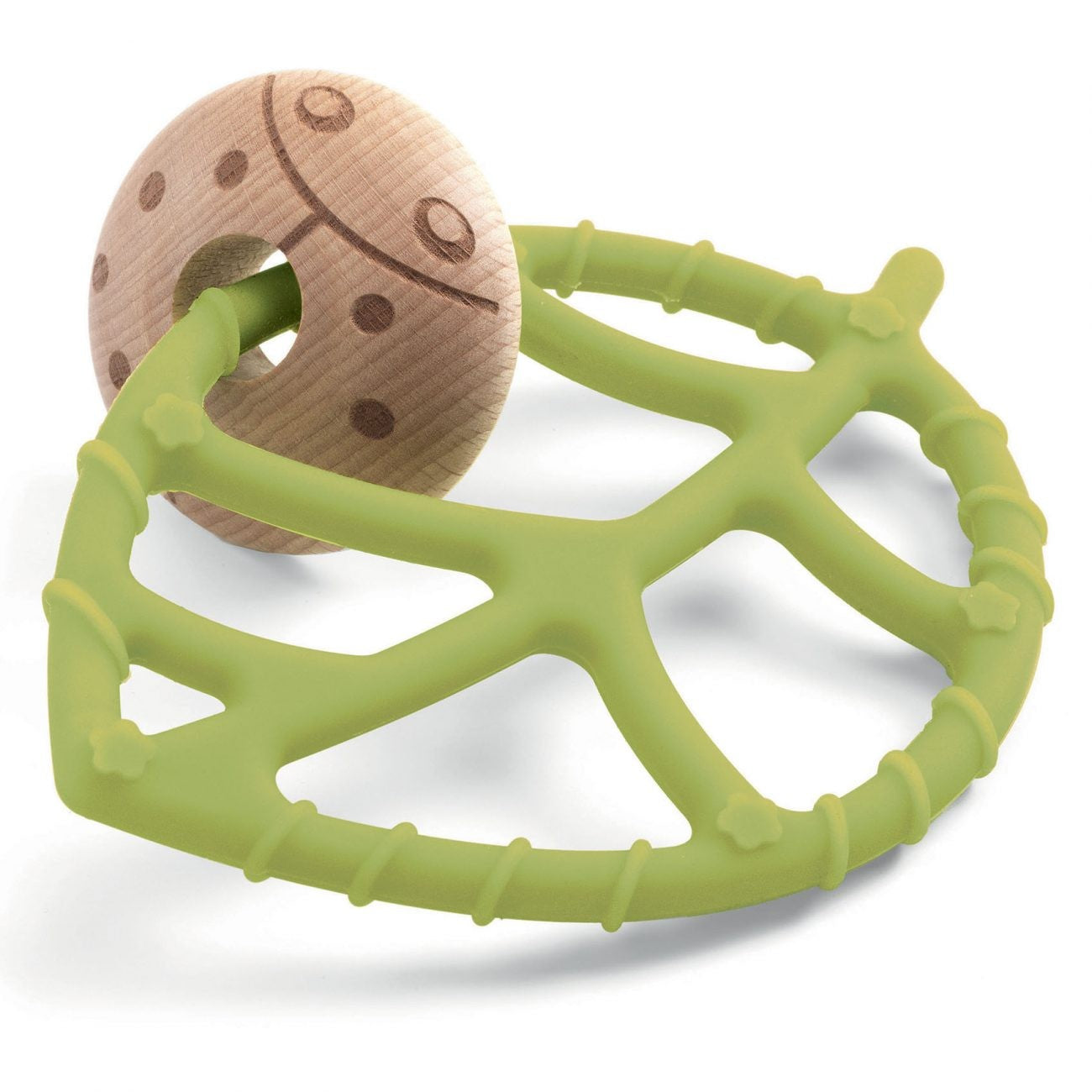 Jucǎrie bebe Frunza Djeco Baby Greeni