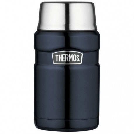 Termos pentru mâncare cu cană - albastru închis, 710 ml
