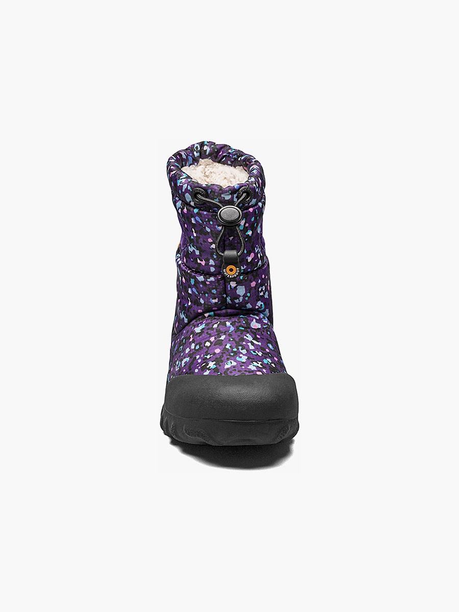 Cizme de zapada Bogs B-MOC Snow Little Textures - Purple Multi