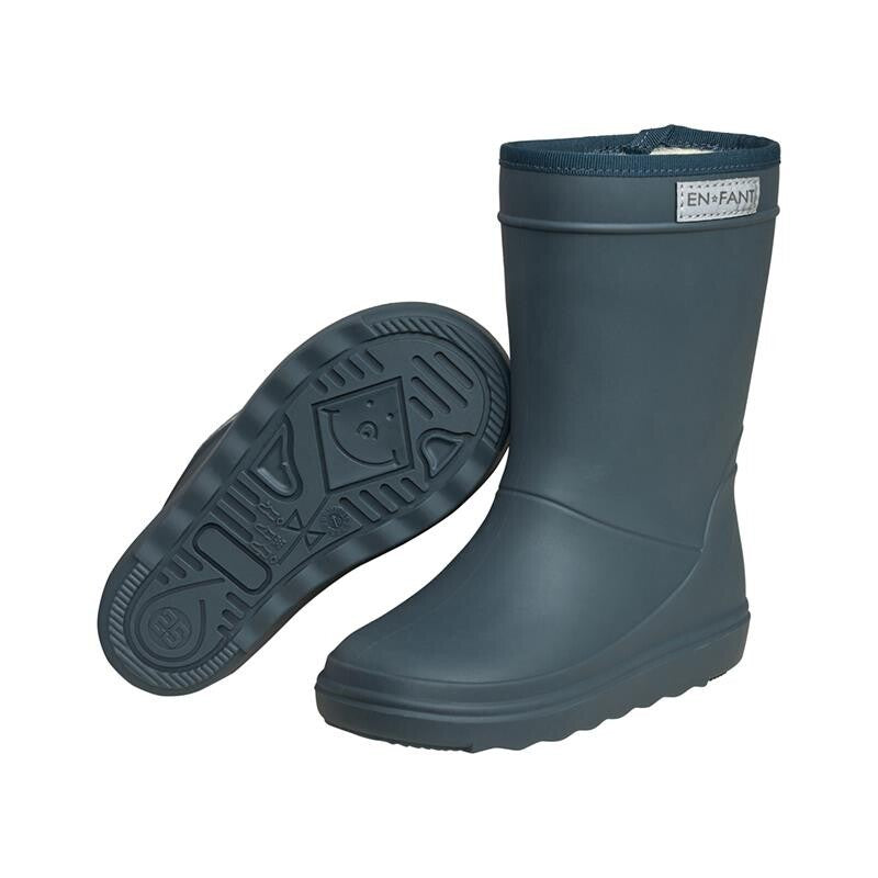 Cizme Thermo En Fant, captusite cu lana - Dark Slate