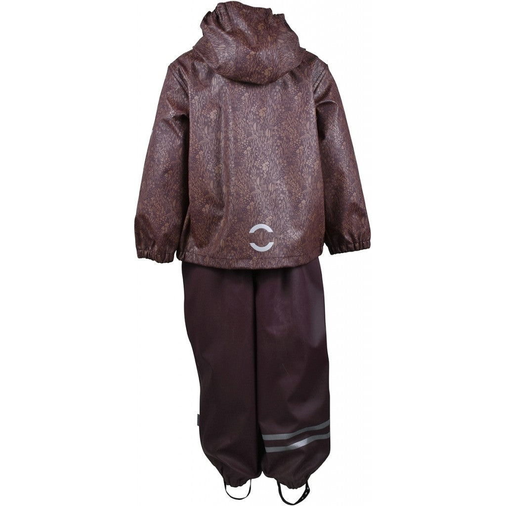 Set de ploaie captusit cu fleece Mikk-line - Fudge