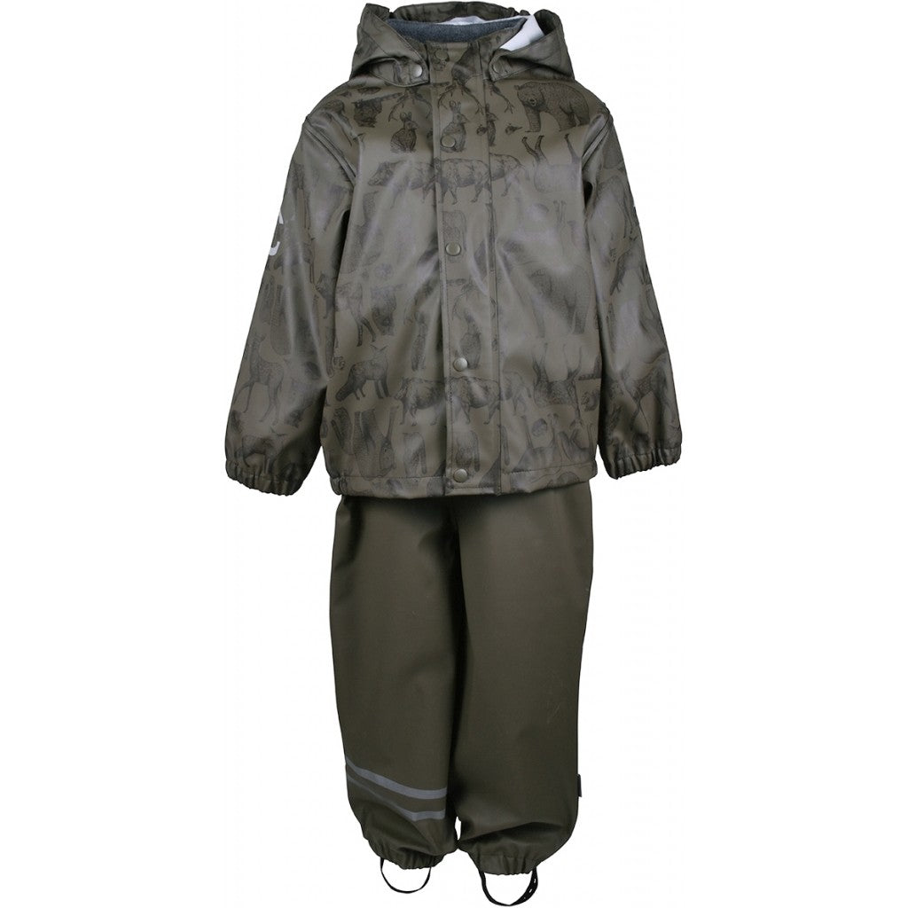 Set de ploaie căptușit cu fleece Mikk-line - Tamac