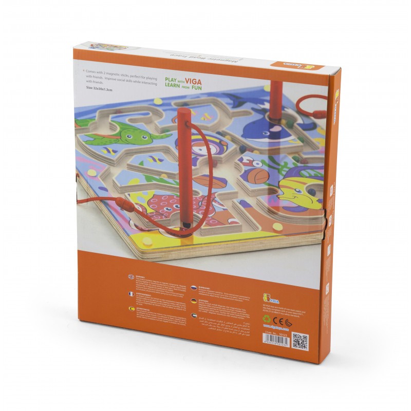 Labirint magnetic cu bile, În adâncuri, Viga