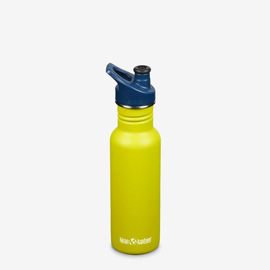 Recipient din otel inoxidabil 532 ml cu capac sport - Klean Kanteen - Classic Green Apple