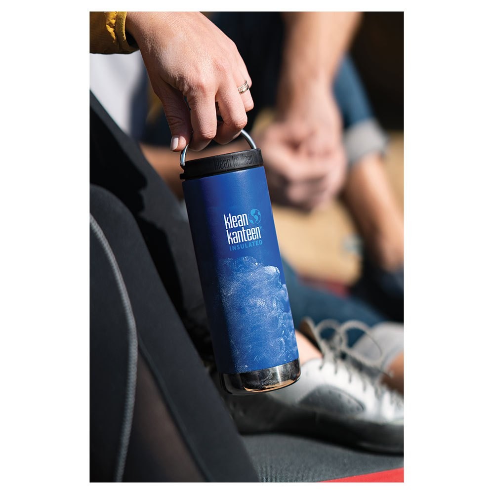 Cana termoizolanta 592 ml cu capac Wide Cafe Cap - Klean Kanteen - TKWide Deep Surf