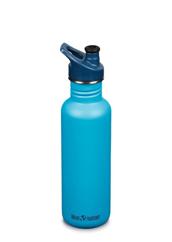 Recipient din otel inoxidabil 800 ml cu capac sport - Klean Kanteen - Classic Hawaiian Ocean