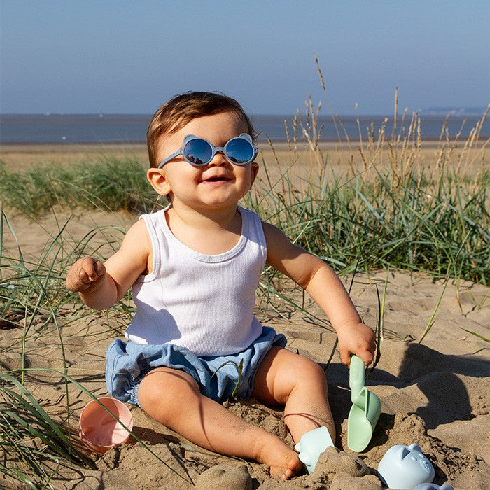 Ochelari de soare Ki ET LA, 1-2 ani - Ourson Silver Blue