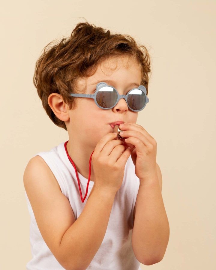Ochelari de soare Ki ET LA, 1-2 ani - Ourson Silver Blue