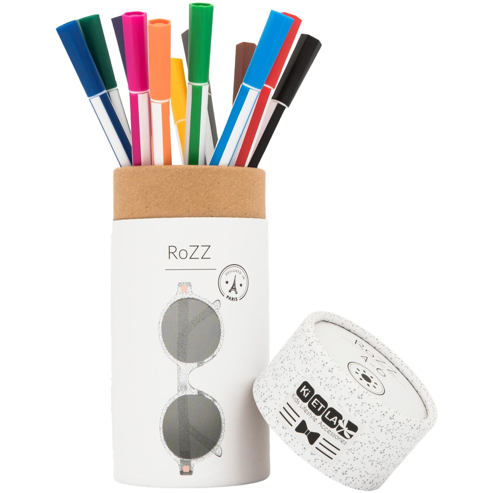 Ochelari de soare Ki ET LA, 6-9 ani - Round Glitter