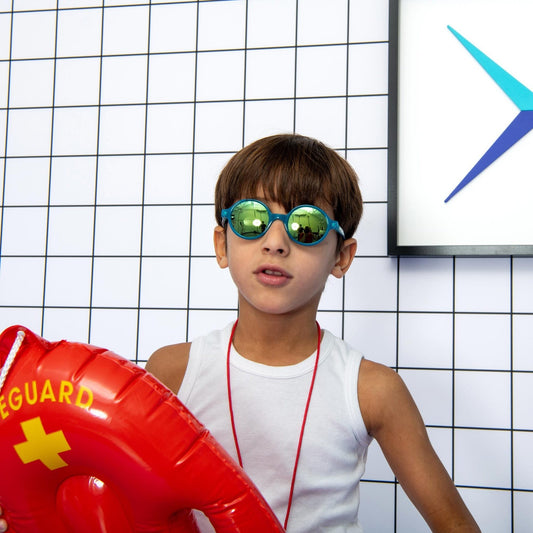 Ochelari de soare Ki ET LA, 6-9 ani - Round Peacock