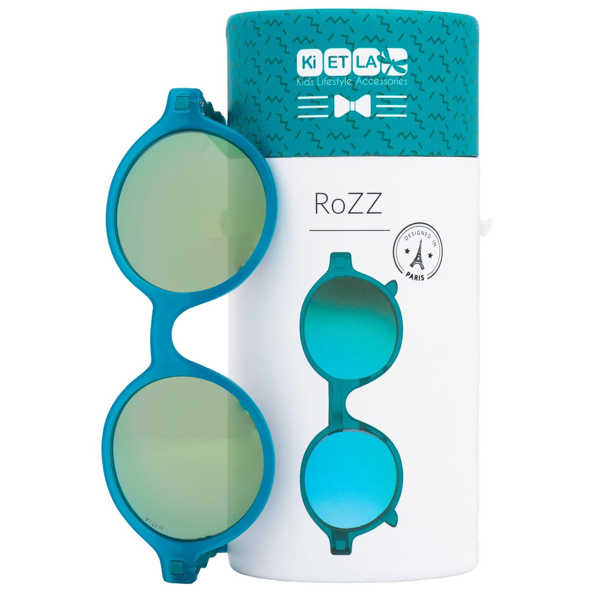 Ochelari de soare Ki ET LA, 6-9 ani - Round Peacock