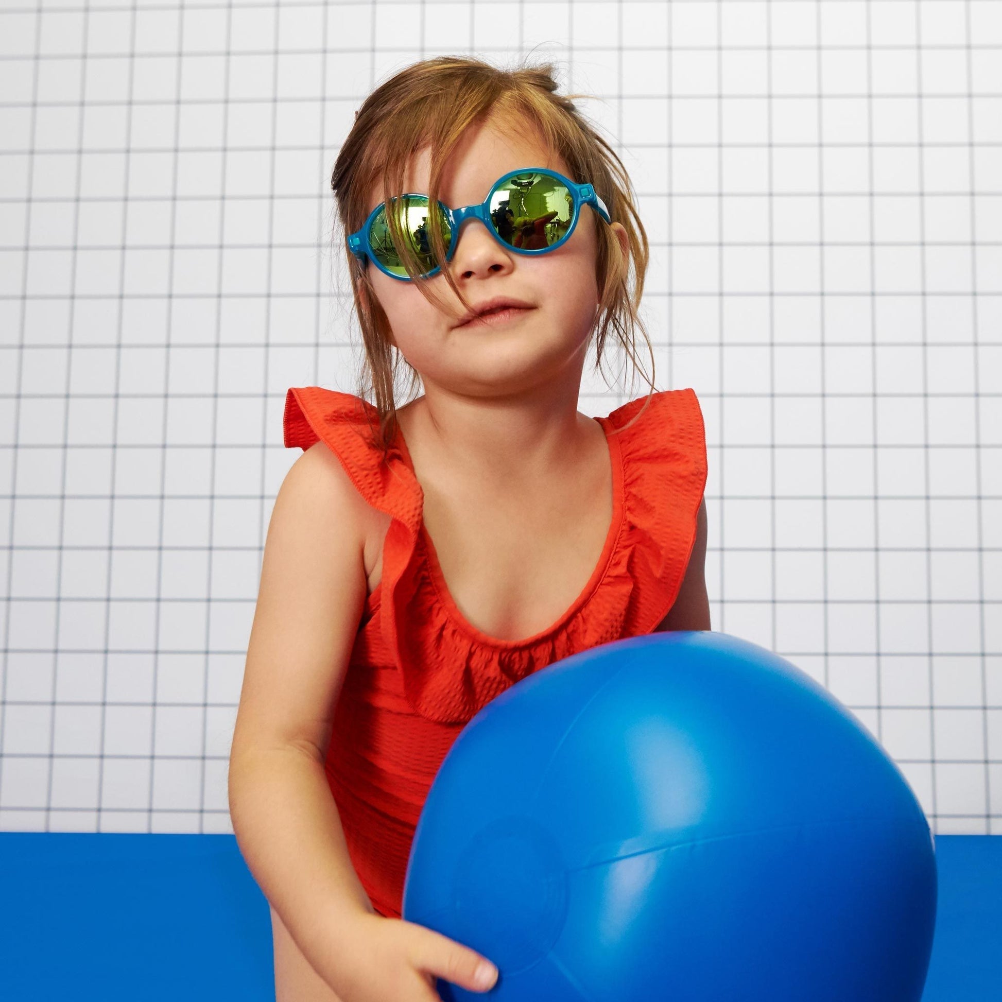 Ochelari de soare Ki ET LA, 6-9 ani - Round Peacock