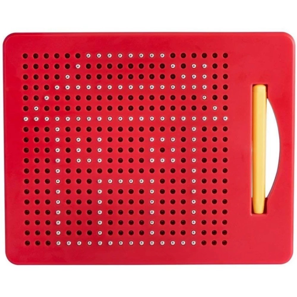 Tablă magnetică mică Playmags de desenat cu bile magnetice