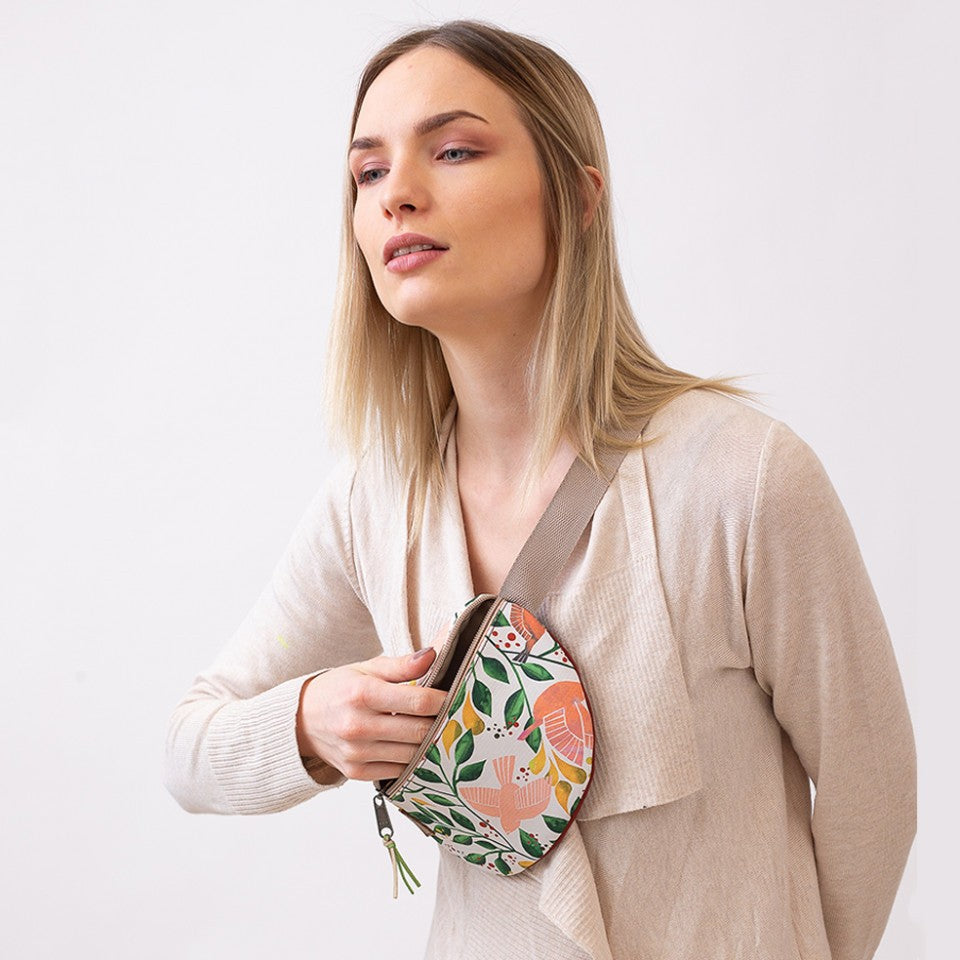 Borsetă păsări de primăvară - Delikates Accessories