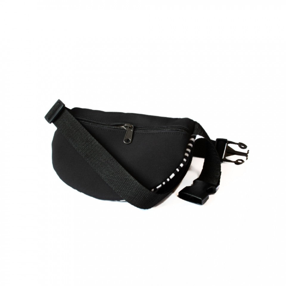 Borsetă dungi alb, negru - Delikates Accessories