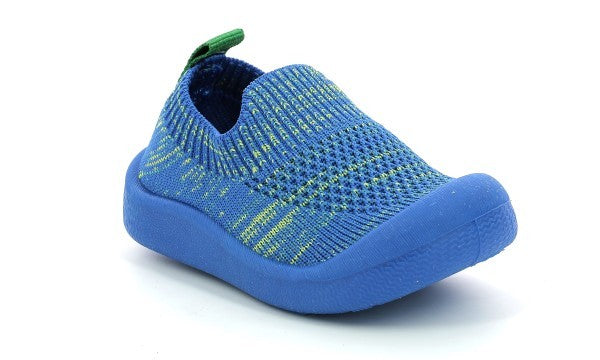 Pantofi slip-on Kickers - Kick Easy Bleu Vert