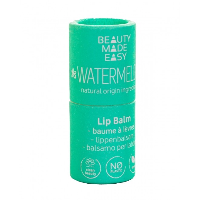 Balsam buze zero plastic, Watermelon, Beauty Made Easy, 5,5 g