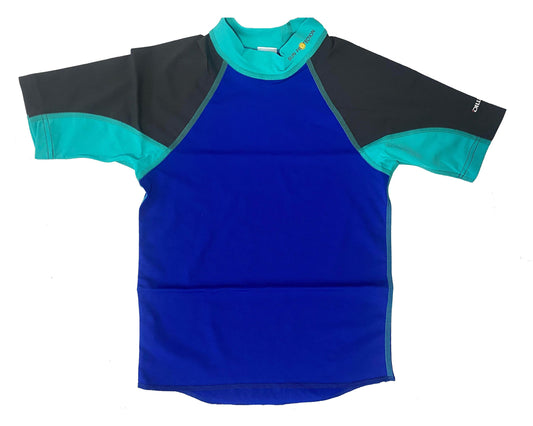 Tricou albastru pentru copii - cu filtru UV pentru protecție solară Dilling Underwear