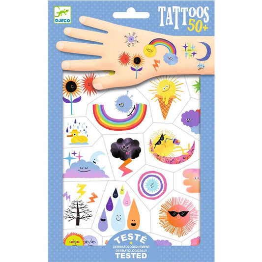 Tatuaje Emoji Meteo, Djeco