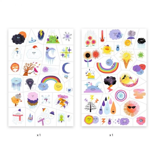 Tatuaje Emoji Meteo, Djeco