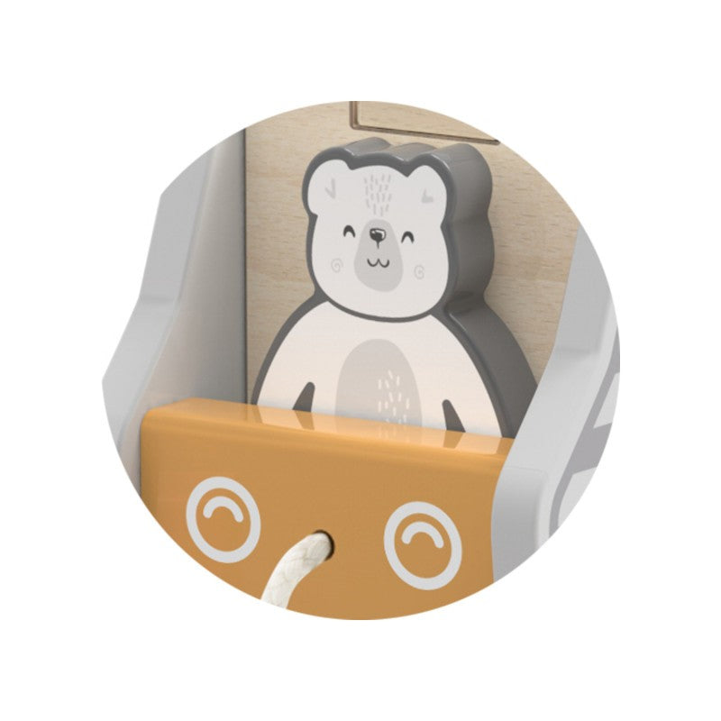 Jucărie de tras Camionul sortător, PolarB Viga