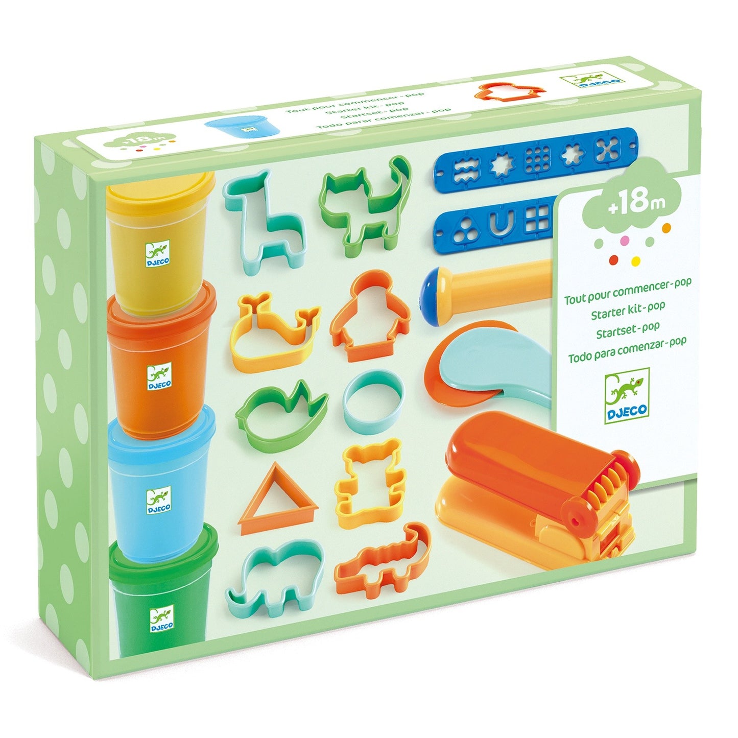 Set modelaj cu plastilina Djeco, culori Pop