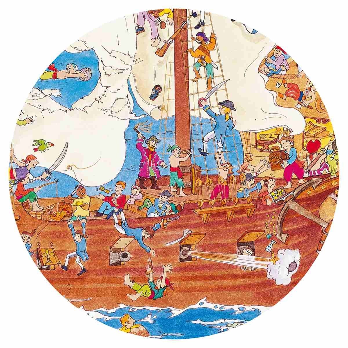 Puzzle observație Djeco Pirați