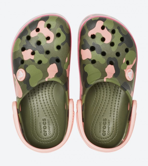 Șlapi Crocs Crocband Multi Graphic Clogs - Melon