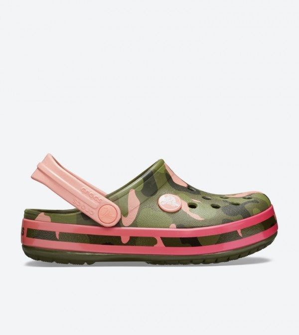 Șlapi Crocs Crocband Multi Graphic Clogs - Melon