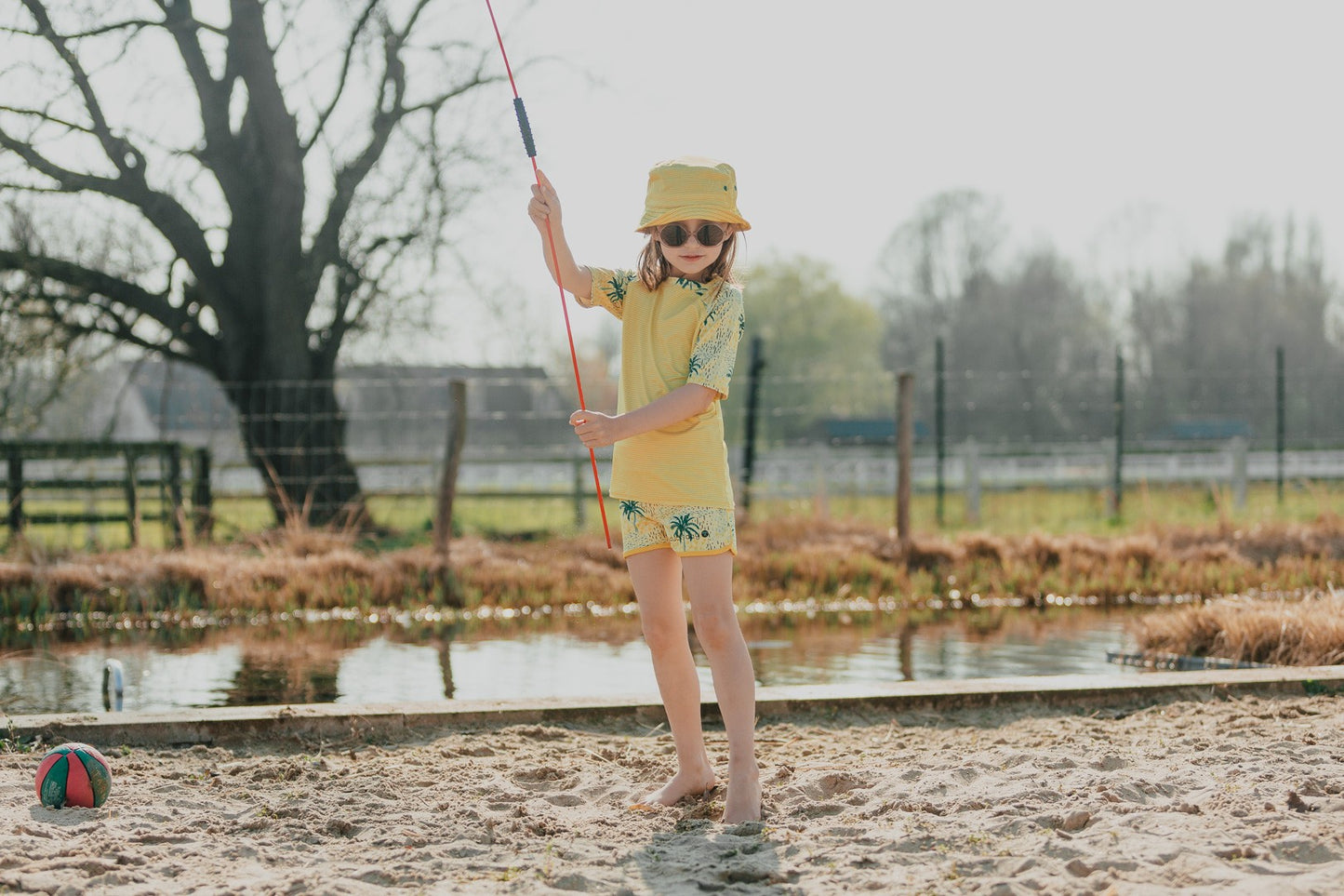 DucKsday - Slip pentru înot cu protecție solară UPF 50+ - Cala - model pentru fete