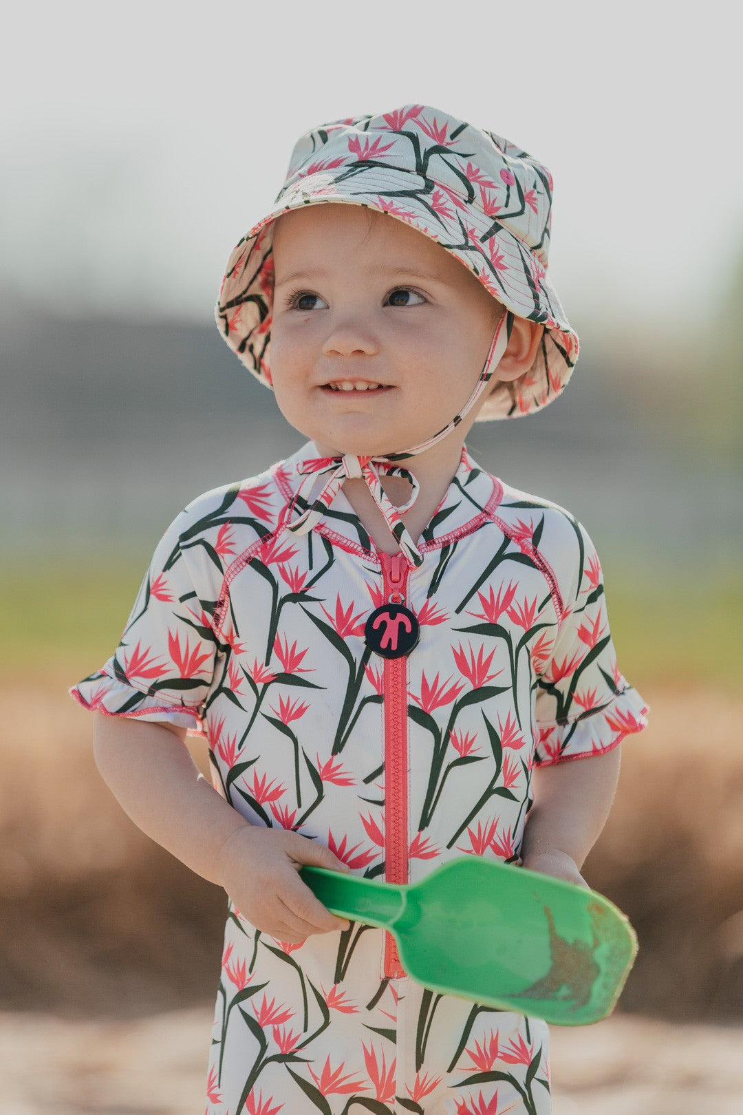 Pălărie de soare bucket UPF50+ - DucKsday - Coco