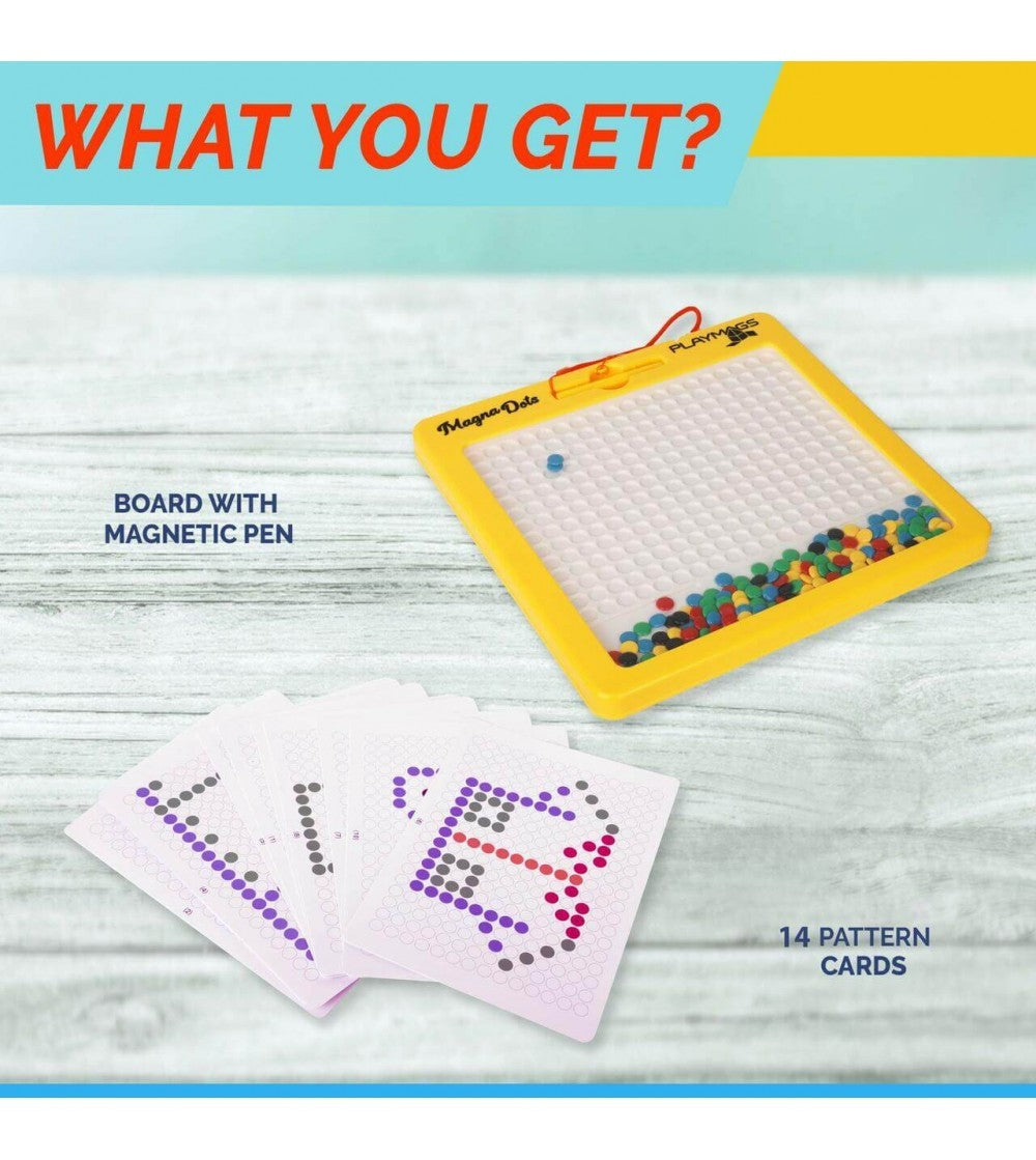 Tablă magnetică de desenat Playmags Magna Dots Small (Travel Size)