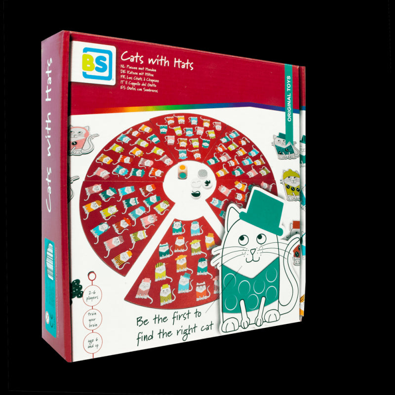 Pisici cu palarii, joc de atentie - BS Toys