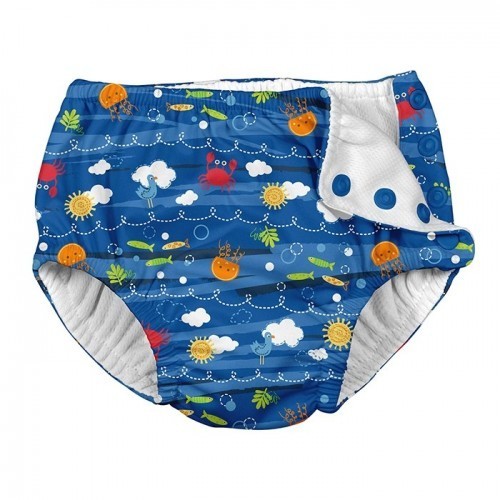 Scutec pentru înot și antrenament la oliţă iPlay - Royal Sea Friends SPF 50+