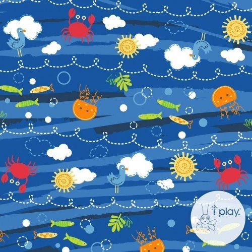 Scutec pentru înot și antrenament la oliţă iPlay - Royal Sea Friends SPF 50+