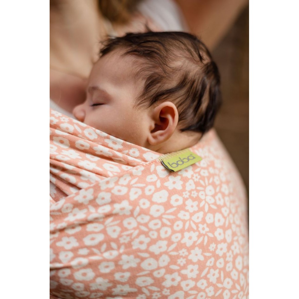 Wrap elastic din bambus Boba Blush Meadow