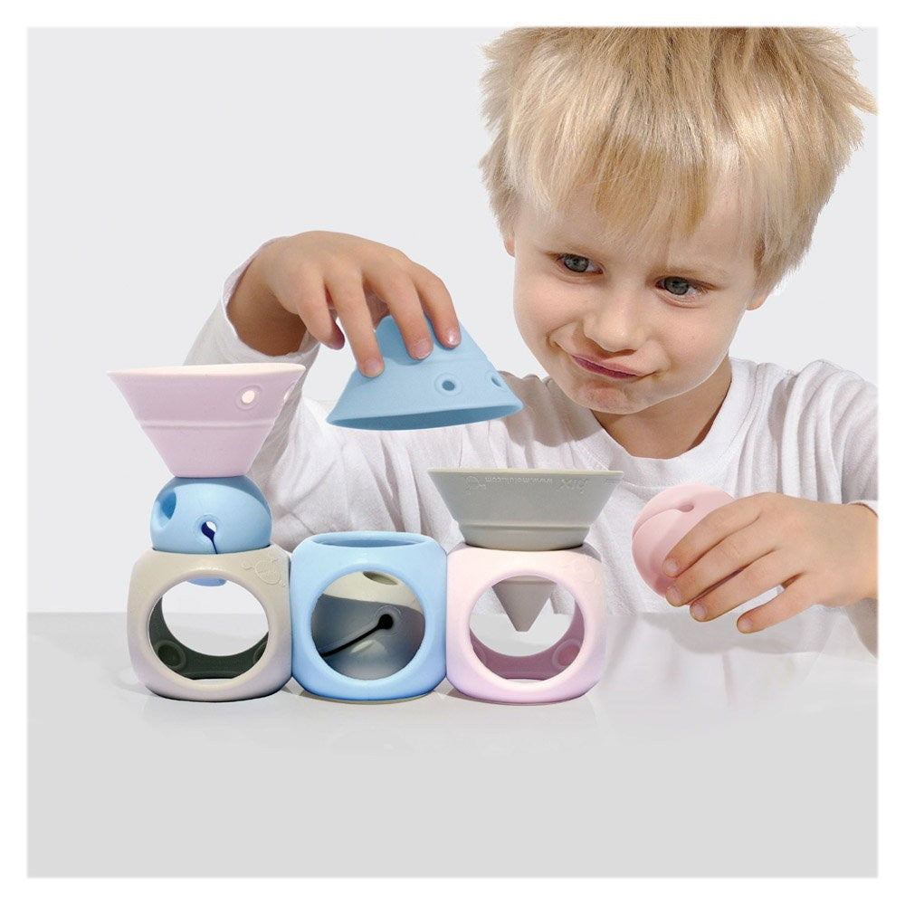 Building Genius - set senzorial pentru bebe, nordic colors