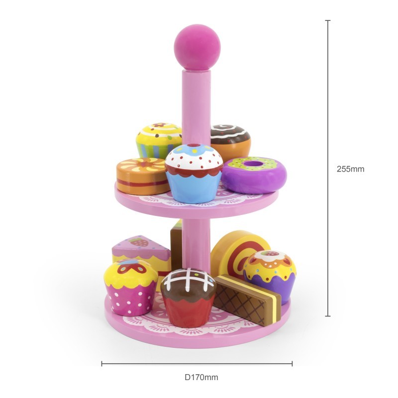 Platou cu prăjituri, Viga