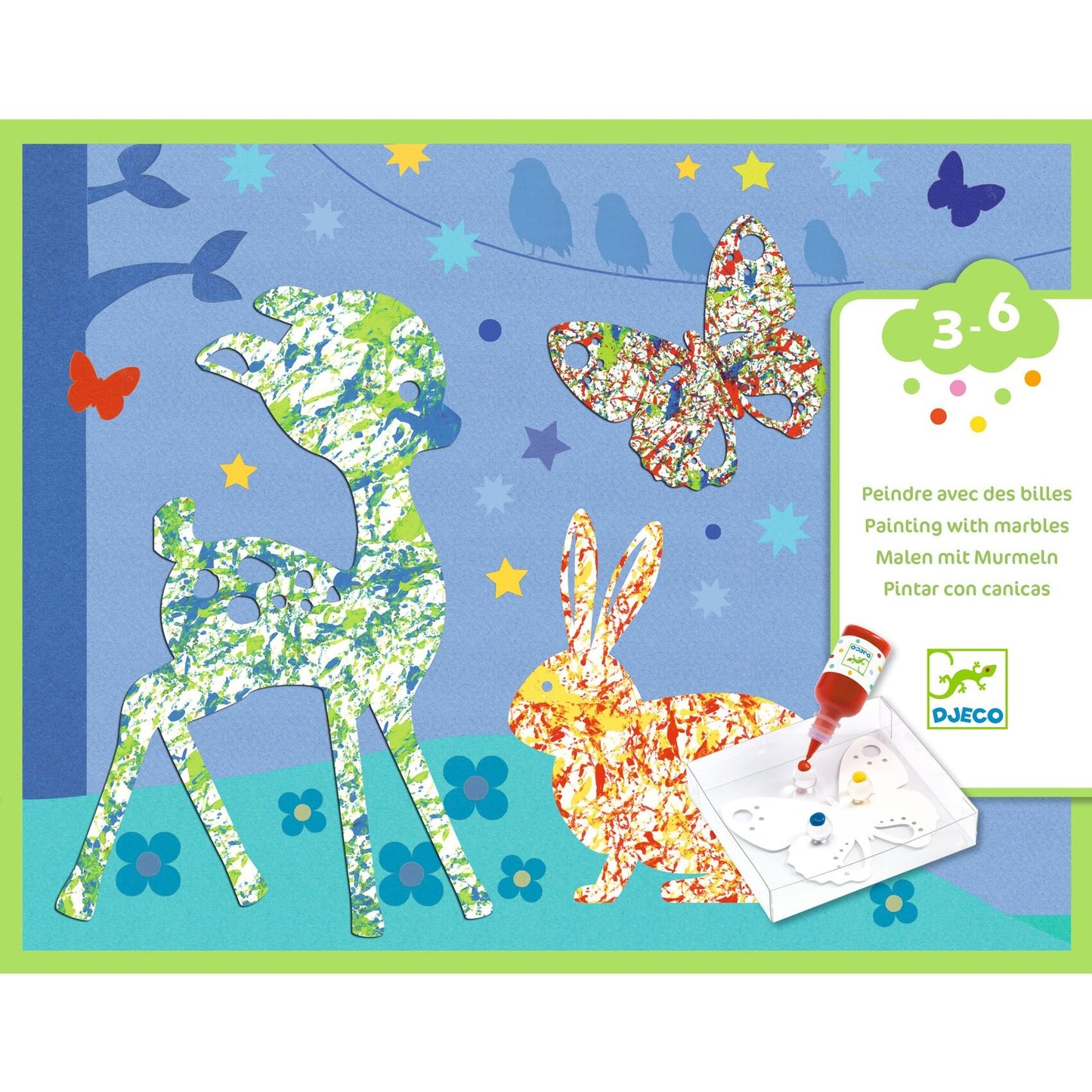 Pictură cu bile din sticlă, Djeco