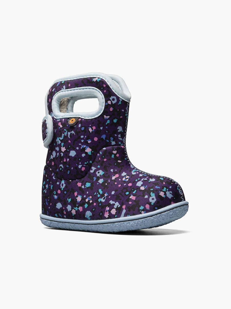 Cizme Baby Bogs Little Textures Purple Multi