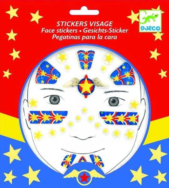 Stickere pentru fata Djeco, super erou