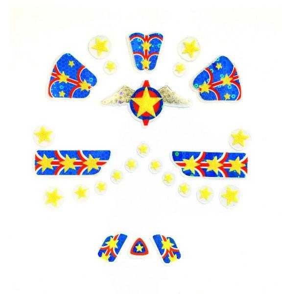 Stickere pentru fata Djeco, super erou