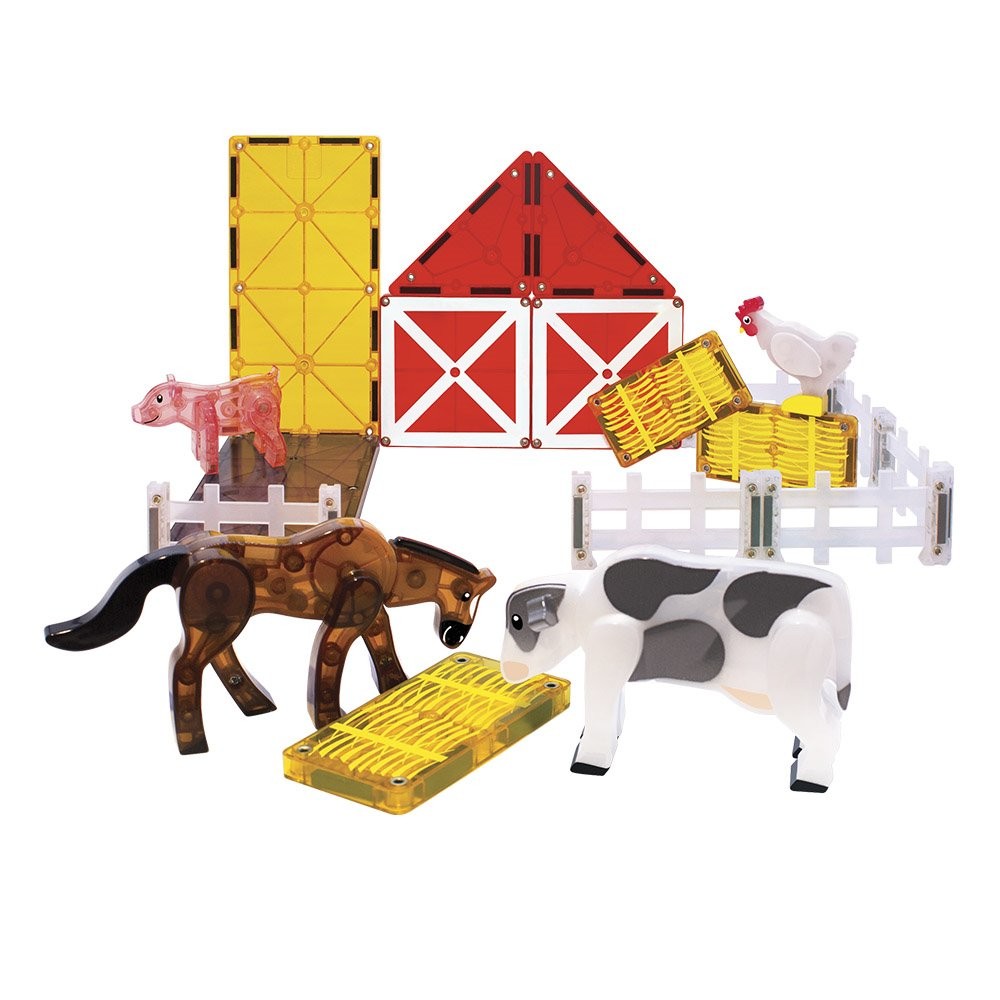 Magna-Tiles Farm Animals, set magnetic