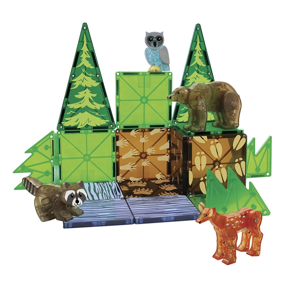 Magna-Tiles Forest Animals, set magnetic