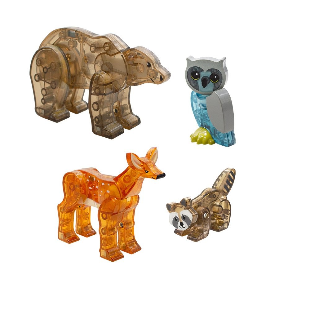 Magna-Tiles Forest Animals, set magnetic