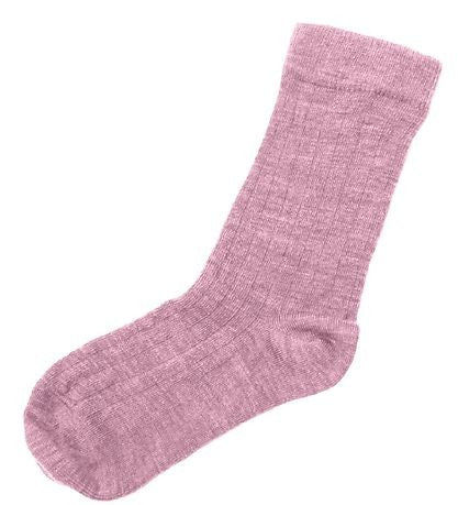 Joha - Șosete subțiri din lână merinos pentru copii și adulți - Pink Melange